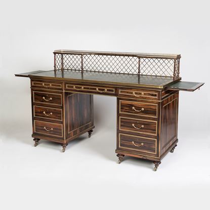A Very Fine Writing Desk Firmly Attributed to Wright & Mansfield